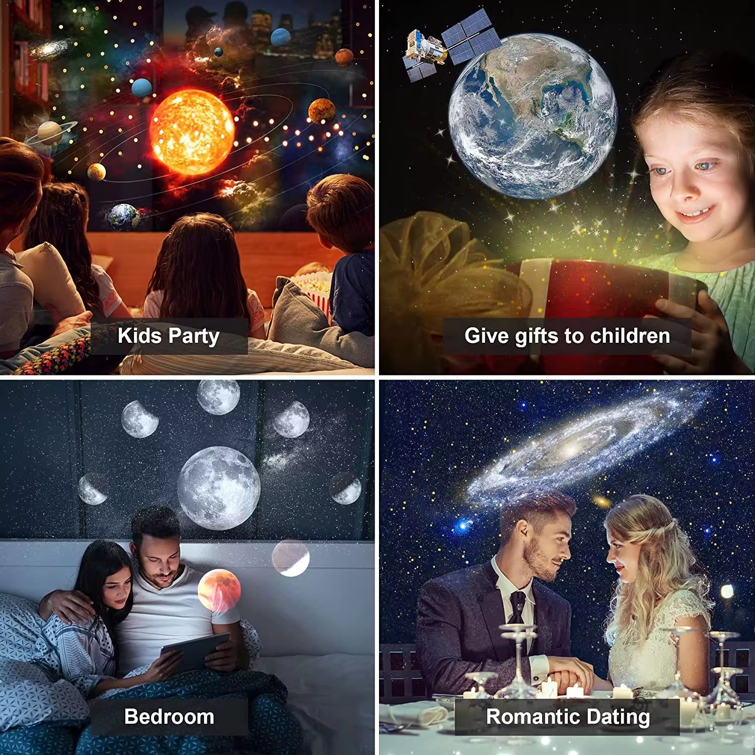 Ultimate 13-in-1 Galaxy Star Projector - Transform Your Bedroom with Stunning Aurora & Planetarium Night Lights for All Ages!