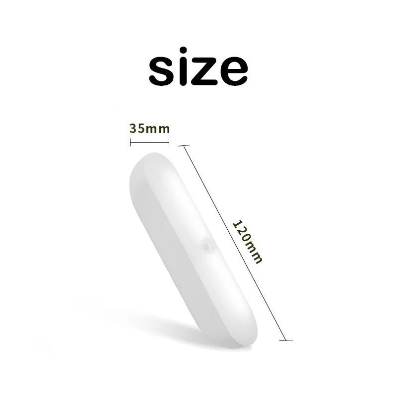 Slim Tube Motion Sensor Night Light Rechargeable – Wireless Magnetic LED for Closet, Wardrobe & Hallway