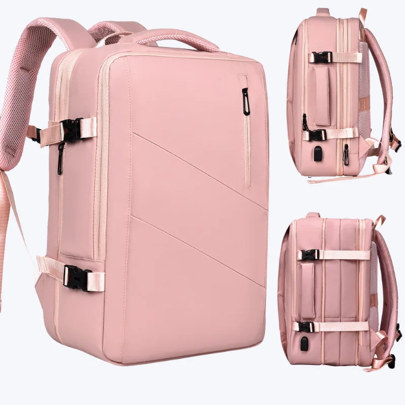 Weixier 16 Inch Large-capacity Men's High-end Backpack Computer Bag High-end Business Bag Expandable Backpack Witch USB