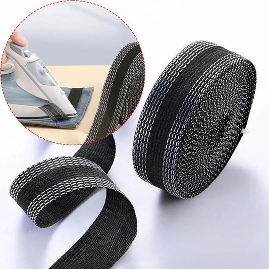 1-10M Self-Adhesive Pants Hem Paste Tape Trouser Edge Paste Iron-on Pant Shorten Repair Jean Hemming Tape For DIY Sewing Fabric