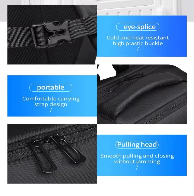 Weixier 16 Inch Large-capacity Men's High-end Backpack Computer Bag High-end Business Bag Expandable Backpack Witch USB
