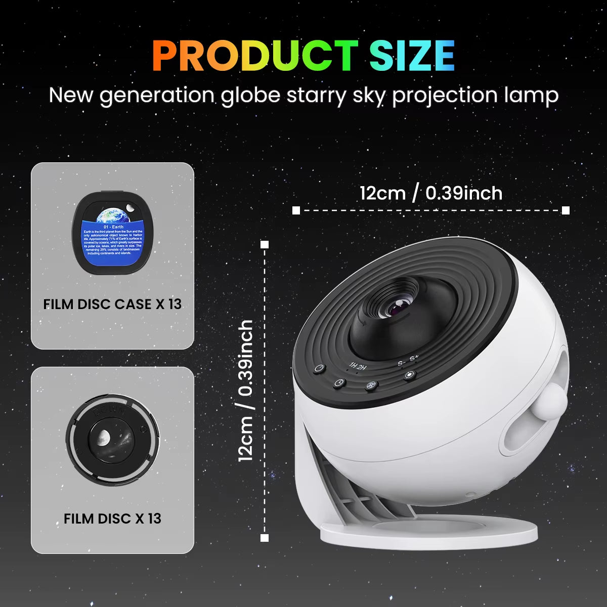 Ultimate 13-in-1 Galaxy Star Projector - Transform Your Bedroom with Stunning Aurora & Planetarium Night Lights for All Ages!
